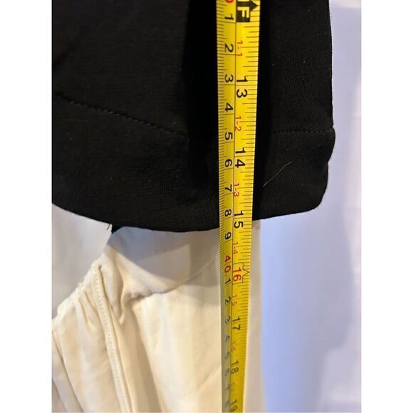 ALC Dip Dye Cutout Midi Dress Black Off White 2014 Large Sleeveless Silk - Picture 10 of 13